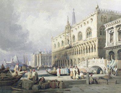 Palazzo Ducale, Venice by Samuel Prout